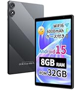 Amazon.co.jp: タブレット 10インチ Wi-Fiモデル Android15 8(3+5)GB