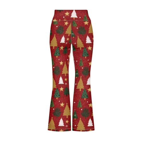 Image of Girls Flare Leggings Cute Bell Bottoms for Teen Girls Wide Leg Sweatpants for 5-14 T