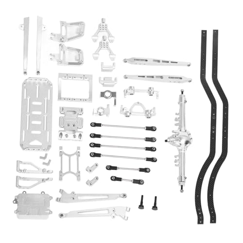 Châssis en métal pour SCX10 crawler RC 2 roues motrices couleur argent - 5