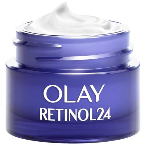 Olay MINIS Retinol 24 Night Renewal Cream Skincare for face and neck with Retinyl Propionate. Fine Lines and Wrinkles reduced with 3 Actions: Smooths Renews and Hydrates 15ml