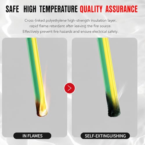 Cable eléctrico amarillo-verde de cobre sólido para cableado doméstico 5
