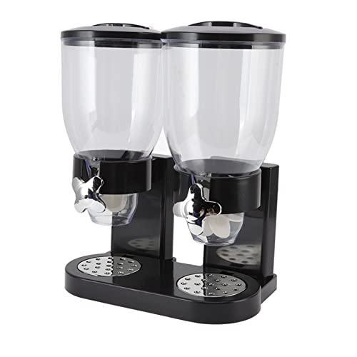 Material ABS de 7L dispensador de cereales doble para alimentos 7