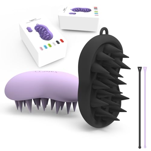 Brosse à shampooing en silicone doux imperméable YalsFTY