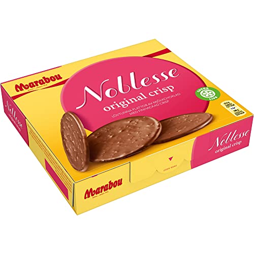 Marabou Noblesse Original, zarte Marabou-Schokolade trifft auf Knusper-Mais, Vollmilchschokolade ideal auch zum…