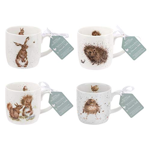 Portmeirion Wrendale Royal Worcester Set di 4