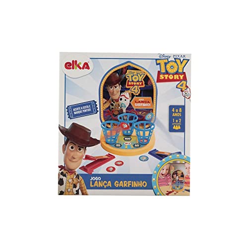 Jogo Lança Garfinho - Toy Story 4, Elka, Colorido