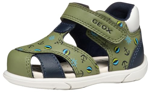 Geox Chłopiec B Sandały Zapito Boy, Pistachio Navy, 26 EU