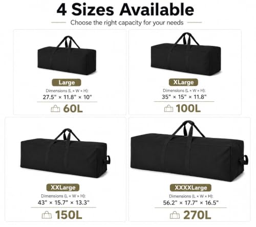 DoYiKe Heavy Duty Canvas Duffle