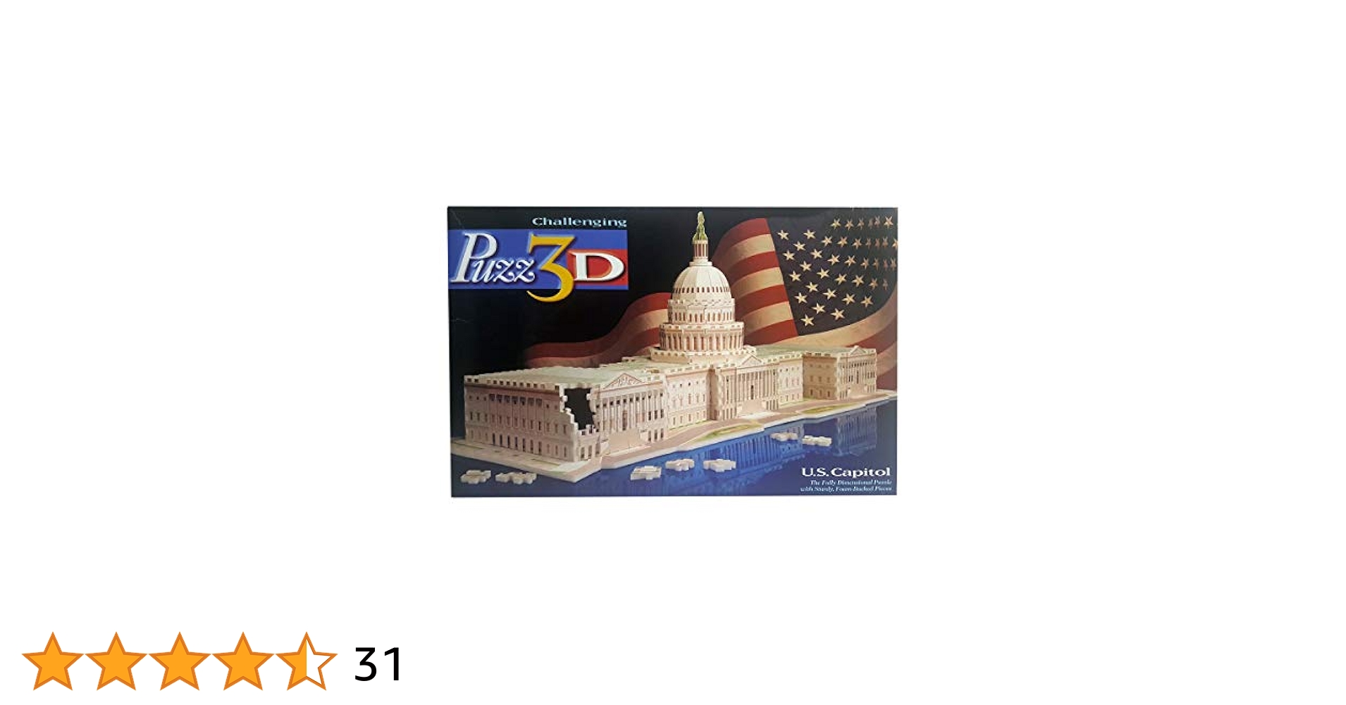 立体ジクゾーパズル 3D アメリカ合衆国議会議事堂 capitole 690p Amazon.com: Puzz 3D 718 pc U.S Capitol 3d puzzle : Toys & Games