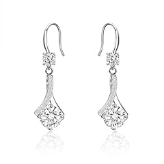 Total 2carat (1ct/6.5 5mm*2)-Silver-infinity