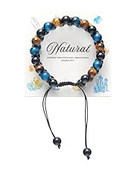 8mm two-color tiger eye energy chain