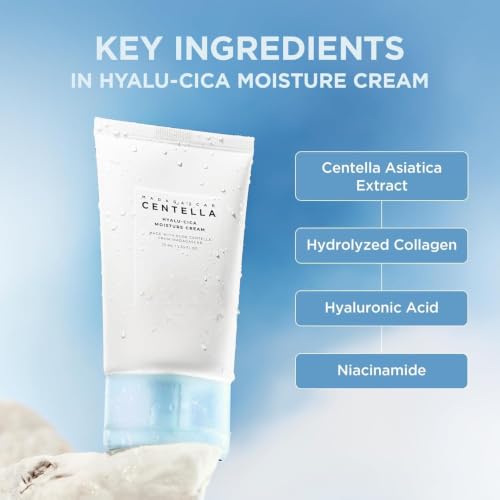 Image of Centella Hyalu-Cica Moisture Ccream | Lightweight Deep Hydrating Ccream with Hyaluronic Acid & Collagen for Sensitive Skin, 75ml (Style-16)