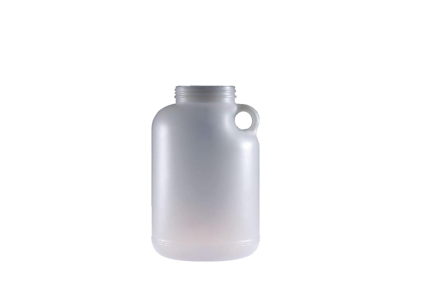 Qorpak - PLA-03277-128oz Natural HDPE Wide Mouth Handled Round Jug with 89-400 Neck Finish, Jug Only, 36PK
