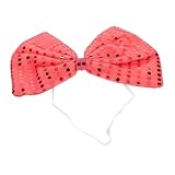 Lecturas de ropa rígida: hechas con lentejuelas rolativas, esta corbata de lazo ofrece un efecto deslumbrante que mejora su aspecto general.