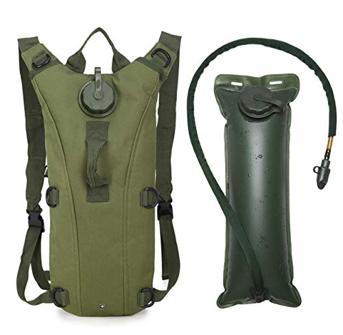 Idefair Hydration Backpack,Water Backpack with 3L Water Bladder Lightweight Hiking Backpack Hydration Vest Bag Pack for Outdoor Cycling Marathon Running Skiing Camping Climbing