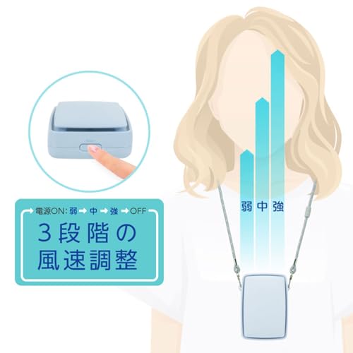 グリーンハウス 首掛けファン GH-FANSIG-IV