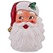 Transpac Santa Bright Red and Classic White 11.75 Inch Ceramic Christmas Cookie Jar