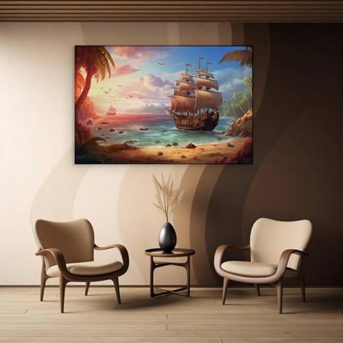 Voilier majestueux tableau artistique de l'exploration - 4