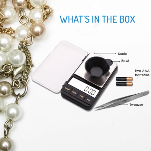 Image of Atom XS Electronic Pocket Digital Scale 300Gms x 0.01Gms | Digital Jewellery Scale | Atom XS A 105 Pocket Scale.,Black And White