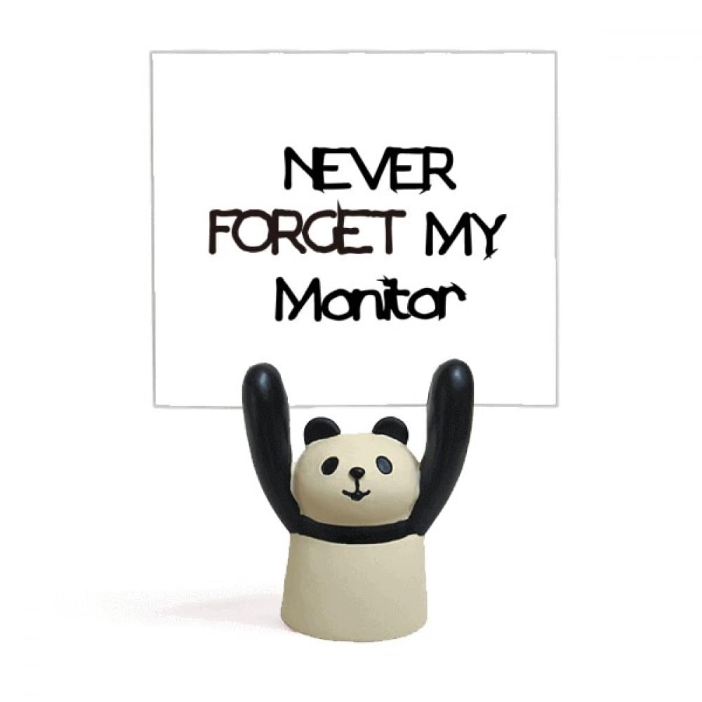 Support mémo panda pour écran Cadeau de diplôme original - 4