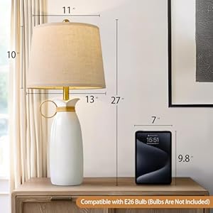 Portres27ceramictablelampsforbedroomlivingroommodernlampbedsidenightstandlamplargefarmhouserusticbohoretrovintagetablelamplighthomeofficedeskdecogifts Urban Country Home Decor Portres 27 ceramic table lamps for bedroom living room modern lamp bedside nightstand lamp large farmhouse rustic boho retro vintage table lamp light home office desk deco gifts urban country home decor