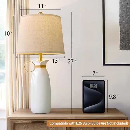 Portres27ceramictablelampsforbedroomlivingroommodernlampbedsidenightstandlamplargefarmhouserusticbohoretrovintagetablelamplighthomeofficedeskdecogifts Urban Country Home Decor Portres 27 ceramic table lamps for bedroom living room modern lamp bedside nightstand lamp large farmhouse rustic boho retro vintage table lamp light home office desk deco gifts urban country home decor