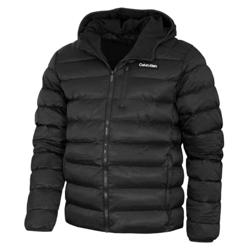 Calvin Klein San Gabriel 2025 Jacquardjacke für Herren, wattiert, gewebt, M Calvin Klein San Gabriel 2025 Jacquardjacke für Herren, wattiert, gewebt, M