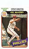 1980 Topps Burger King Pitch Hit and Run #2 Steve Carlton MINT Philadelphia Phillies Baseball