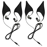 2pcs Elf Ear Headphones Elf Cosplay Elves Ear Earbuds Elves Ear Earphone Wire Headset with Microphone Elf Ears Phone Headset for Cell Phone Music Headset Bike Universal