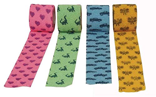 Co-Flex variété boîte de 36 bandages pour enfants qui ne collent pas la peau
