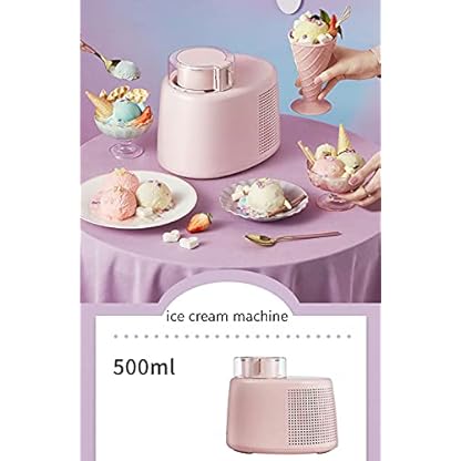 BAHAOMI Softeismaschine 500 Ml Eismaschine Gefrorene Joghurtmaschine Softeis-Eismaschine Ohne Vorkühlung Home… – Bild 5