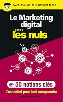 Paperback Le marketing digital pour les Nuls en 50 notions clés [French] Book