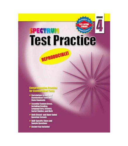 Test Practice: Grade 4 (Spectrum) view 2