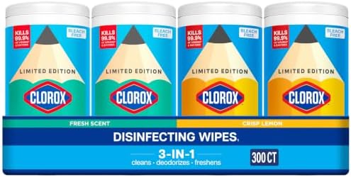 Clorox Disinfecting Wipes Back to School Variety Pack, 75 Count E...