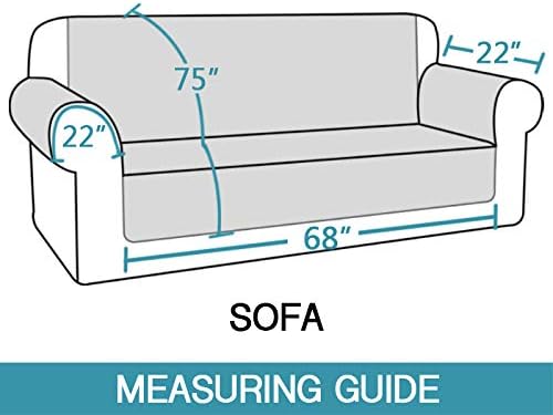 Miniatura 7 de Flamingo P Fundas 100% impermeables para sofá de 3 cojines, fundas de muebles para sala de estar, protector de muebles con patas antideslizantes,