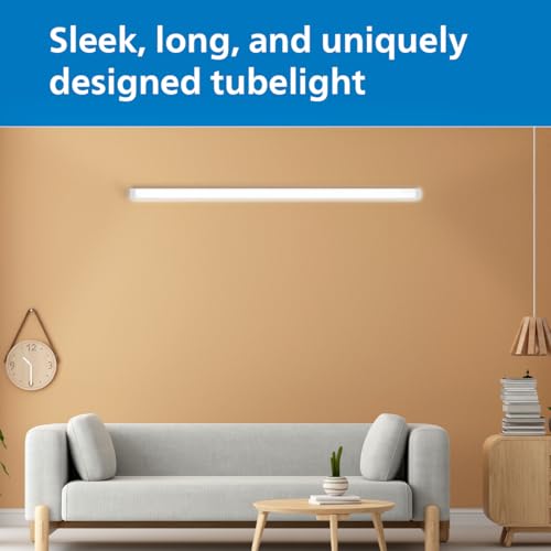 Image of Philips SlimLine Elite 50W LED Batten Light | High Brightness & Energy Efficient | Sleek Slim Design | Ideal for Home, Office & Commercial Use | CoolDay Light, Pack of 4