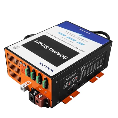 Image of WAVLINK 80A RV Power Converter 120V AC to 12V DC Battery Charger