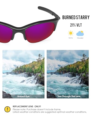Image of BLAZERBUCK Replacement Lenses & Sock Kit for Oakley Half Jacket Sunglass