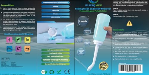 Portable Bidet for Postpartum 350ml ,Post-Birth Perineal Wash Bottle ,Upside Down Squeeze Bottle ,Essentials Postpartum Clean-Personal Hygiene Care - Image 6