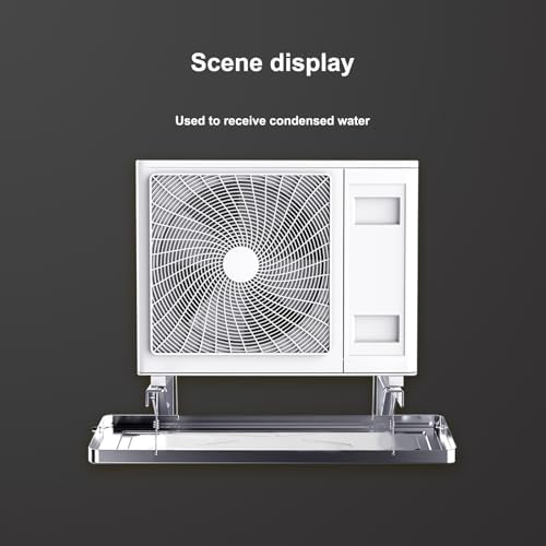 Air Conditioner Drip Tray – Condensate Drain Pan for AC Units, Easy Install Leak Prevention, Durable Drip Pan Accessory (94x43x2.5cm/37x17x1in)