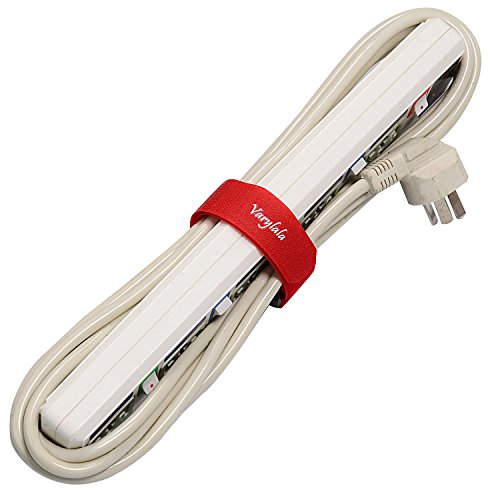 10 Pcs Versatile Hook And Loop Securing Straps Tie Downs Fastening Stabilizer Straps (1''X24'') – Assorted Colors (Multi-Color) #TOP3