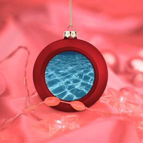 Sapin de Noël et piscine : boules décoratives étanches à flottaison stable - 8