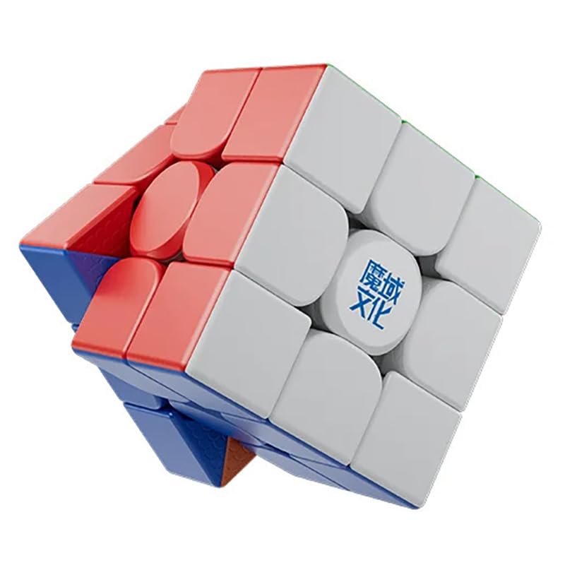 Image of HAWKISTER Moyu WR M V10 Magnetic 3X3 Stickerless Speed Cube, Moyu Weilong WR M V10 Magnetic New Dual Adjustment Professional Flagship 3X3X3 Cube (Magnetic, UV Coated)
