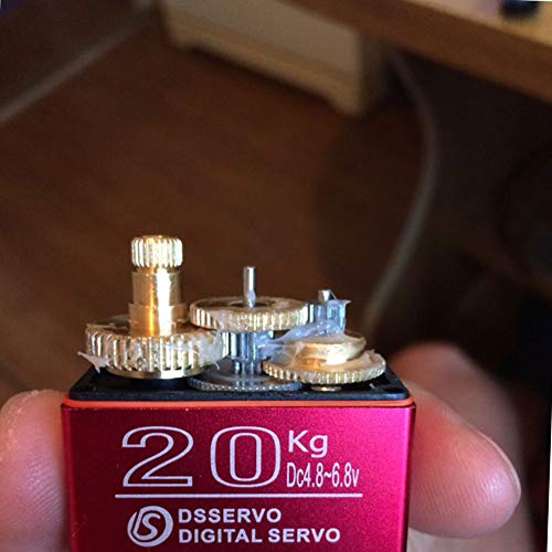 Pack of 4 DS3218 Digital RC Servo Motor 20KG High Torque Full Metal Gear Waterproof for Baja Cars Robot DIY 270°