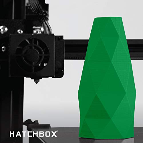 Image of HATCHBOX 3D PLA-1KG1.75-GRN PLA 3D Printer Filament, Dimensional Accuracy + /- 0.05 mm, 1 kg Spool, 1.75 mm, Green