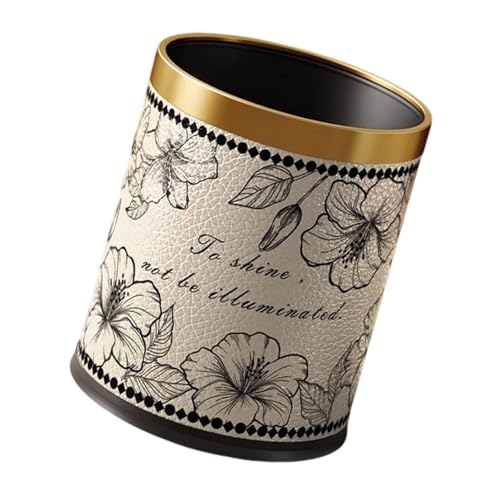 Poubelle pour buanderie et toilettes ronde style E moderne