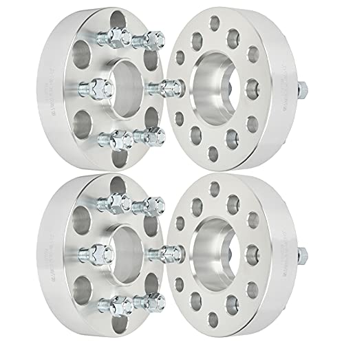 SCITOO 4X 1.5 inch Wheel Spacers adapters 6 Lug 6x5.5 to 6x120mm with 14x1.5 Studs 66.9mm Compatible with for SRX for Colorado