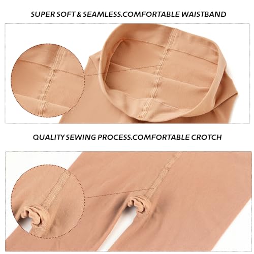 Girl's Women's Ballet Dance Tights Footed, Ultra Soft Pro Hold Stretch Footed Tight4