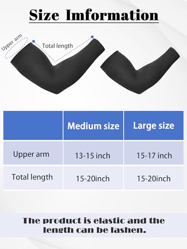 Image of Boao 10 Pcs UV Arm Sleeves Tattoo Cover | UV Sun Protection for Outdoor Activities, Stretchy Breathable Arm Sleeves, Cooling Compression for Sports Cycling Running