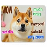 Smooffly Funny Doge Mousepad Rectangle Shape
